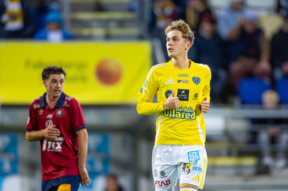 Nytt mål från Hampus Källström i U21-matchen mot Varbergs BoIS