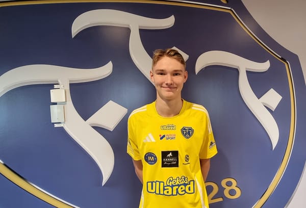FFF skriver kontrakt med egna talangen Ted Fritiofsson
